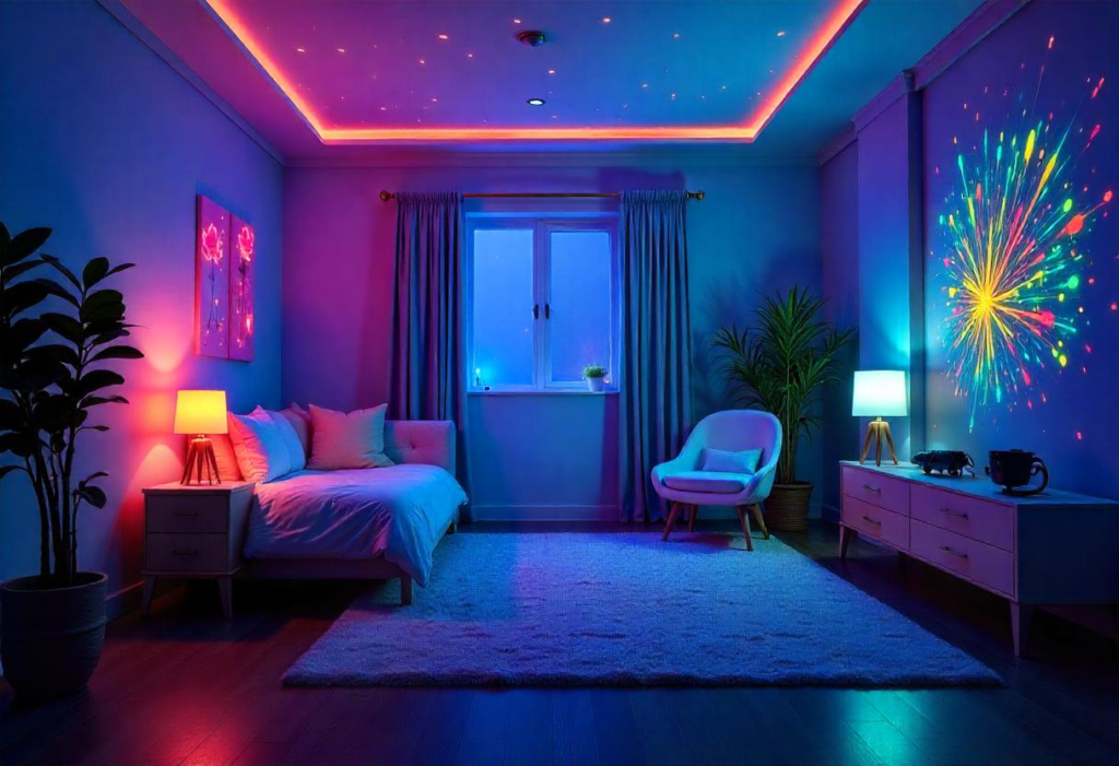 Glow room paint