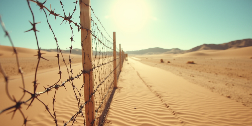 Barbed nets